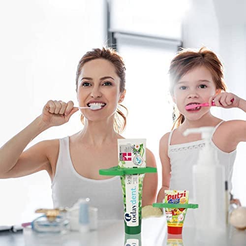 iHave Toothpaste Squeezer, 8 PCS Toothpaste Dispenser for Toothpaste and Clea...