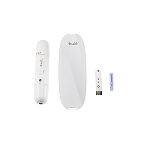 iHealth Gluco Plus Smart Blood Glucose Meter, Wireless Blood Glucose Monitor,...