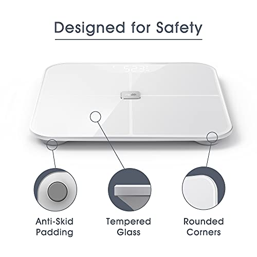 iHealth Nexus Body Fat Scale Smart BMI Scale Digital Bathroom Bluetooth Weigh...