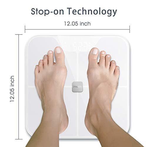 iHealth Nexus Body Fat Scale Smart BMI Scale Digital Bathroom Bluetooth Weigh...