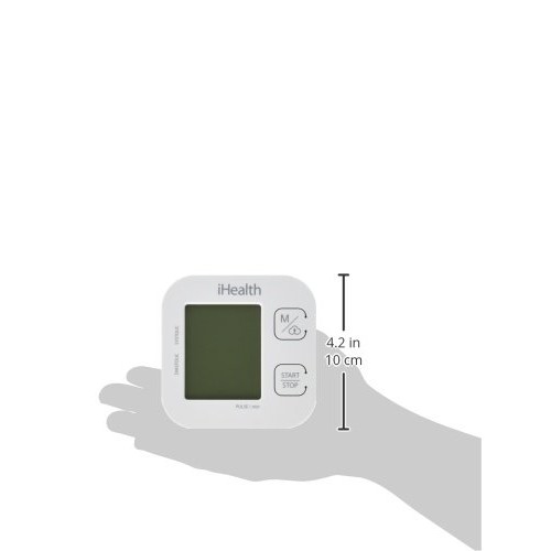 iHealth Track Smart Upper Arm Blood Pressure Monitor, Adjustable Cuff Large A...