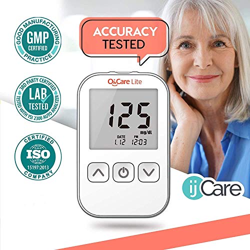 Oh’Care Lite Blood Sugar Test Kit – Blood Glucose Meter with Strips and Lance...