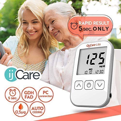 Oh’Care Lite Blood Sugar Test Kit – Blood Glucose Meter with Strips and Lance...