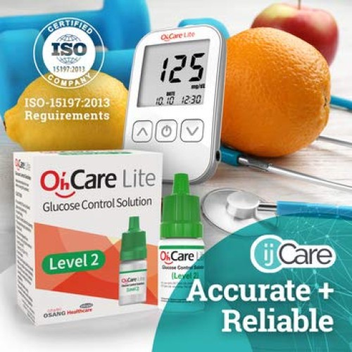 Oh’Care Lite Blood Sugar Test Kit – Blood Glucose Meter with Strips and Lance...