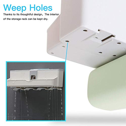 IKEAR Toothbrush Holder Toothpaste Dispenser Set with Super Sticky Suction Pa...