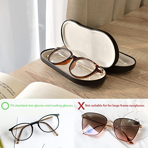 Ikee Design 2 in 1 Glasses and Contact Lens Case With Mirror, Double Sided Po...