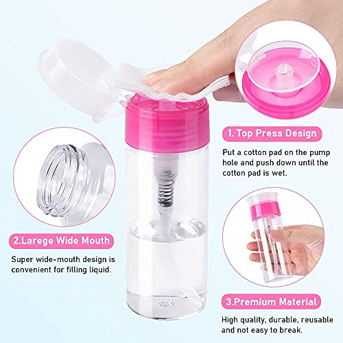 Nail Remover Clips Kit, IKOCO 10Pcs Nail Polish Remover Clips Caps 500Pcs Nai...