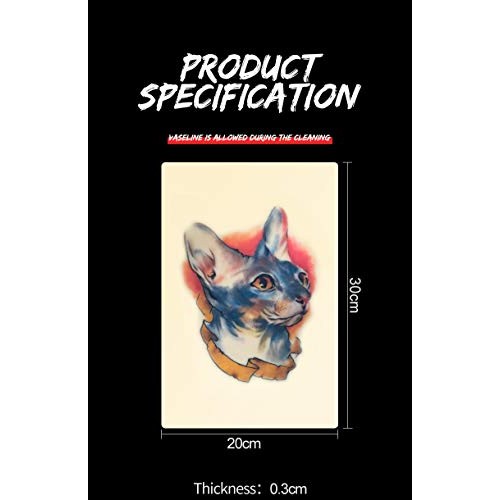 Illusionist Extra Large 3mm Thick Double Sided Synthetic Tattoo Microblading ...