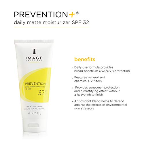 IMAGE Skincare + Daily Matte Moisturizer Oil Free SPF 32 3.3 oz, multi, Apple...