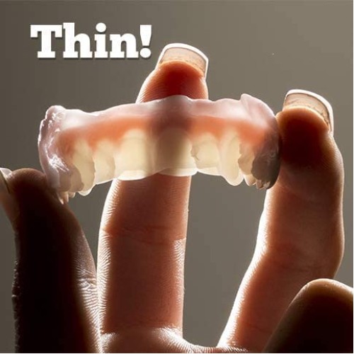 Imako Cosmetic Upper Teeth 1 Pack (Small, Natural)