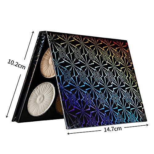 DE'LANCI Highlighter Contour Makeup Palette ,Bronzer Highlighter Blush Matte ...