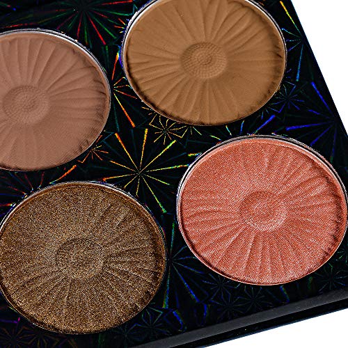 DE'LANCI Highlighter Contour Makeup Palette ,Bronzer Highlighter Blush Matte ...