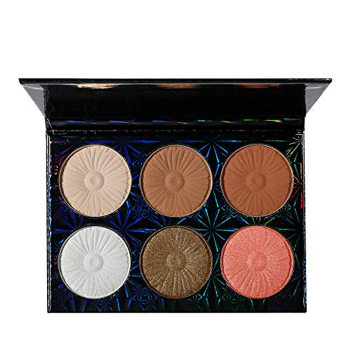 DE'LANCI Highlighter Contour Makeup Palette ,Bronzer Highlighter Blush Matte ...