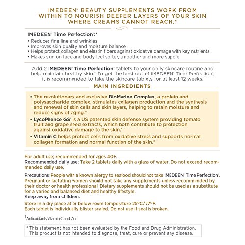 Imedeen Time Perfection (60 Count) Anti-Aging Skincare Formula Beauty Supplem...