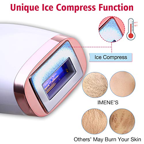 Permanent Hair Removal for Women & Men, IMENE 500,000 Flashes IPL Permanent H...