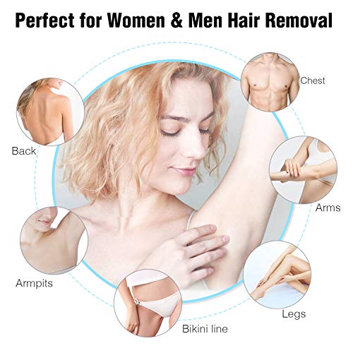 Permanent Hair Removal, IMENE Painless IPL Hair Removal - Ideal for Women & M...