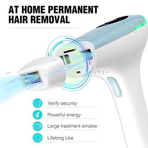Permanent Hair Removal, IMENE Painless IPL Hair Removal - Ideal for Women & M...