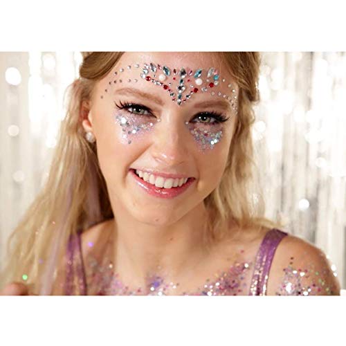 iMethod Body Glitter - 6 Jars Holographic Cosmetic Face Glitter, for Festival...