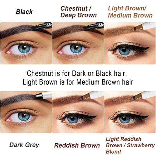 iMethod Eyebrow Pen - iMethod Eye Brown Makeup, Eyebrow Pencil with a Micro-F...