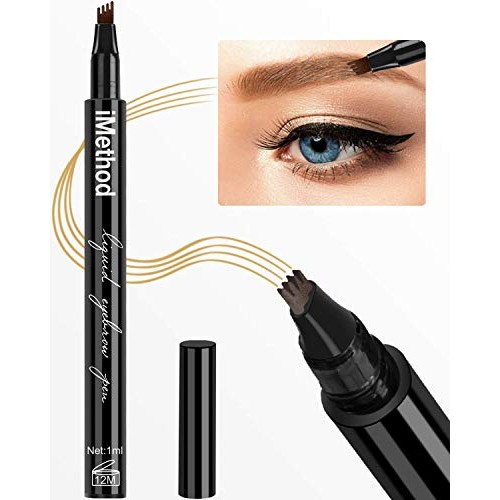 iMethod Eyebrow Pen - iMethod Eye Brown Makeup, Eyebrow Pencil with a Micro-F...