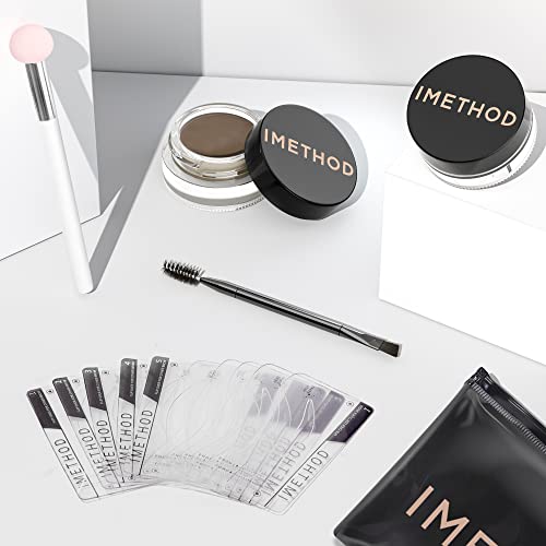 iMethod Eyebrow Stamp and Eyebrow Stencil Kit - Eye Brow Stamping Kit, Brow S...