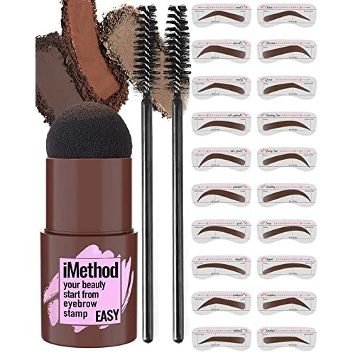 iMethod Eyebrow Stamp and Eyebrow Stencil Kit - Eyebrow Stamp and Shaping Kit...