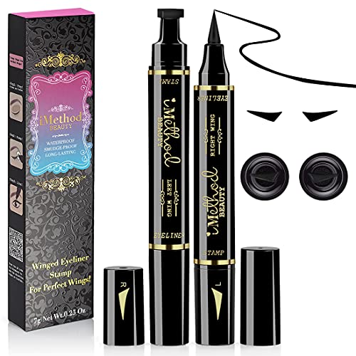 iMethod Eyeliner Stamp - NEW 2 Pens Winged Eyeliner Stamp, for All Eye Shapes...