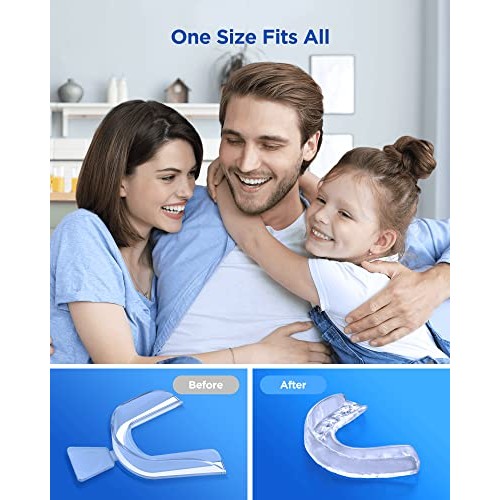 Mouth Guard for Grinding Teeth, 10 Packs, Imosty Moldable Night Guards for Te...