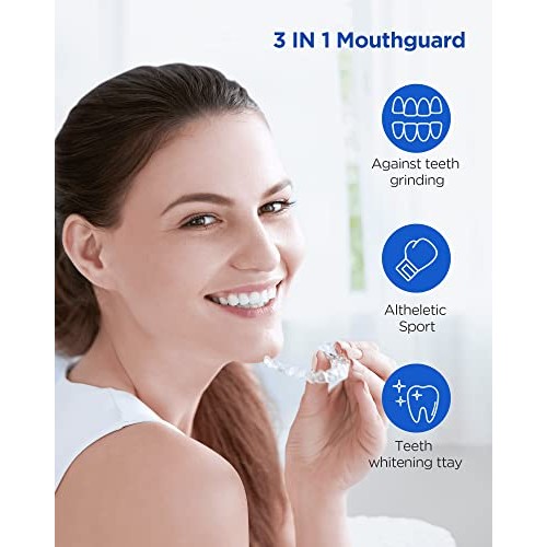 Mouth Guard for Grinding Teeth, 10 Packs, Imosty Moldable Night Guards for Te...