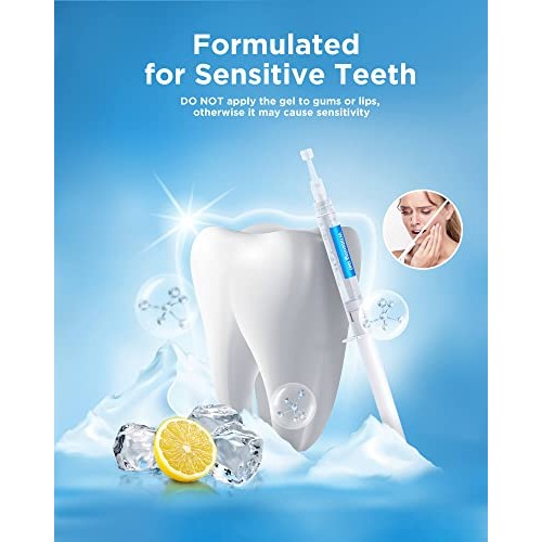 Teeth Whitening Gel Syringes, 8 Packs, 35% Carbamide Peroxide Whitening Gel R...