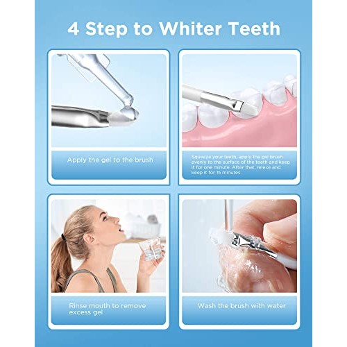 Teeth Whitening Gel Syringes, 8 Packs, 35% Carbamide Peroxide Whitening Gel R...