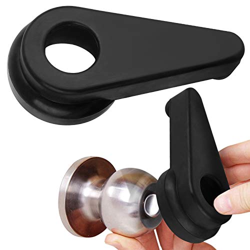 Two Pack Door Handle Extension, Soft Rubberized Doorknob Extension, Converts ...