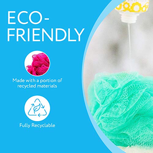 6-Pack Eco-friendly Loofah/Loofa/Mesh Bath and Shower Sponge - Loufa/Luffa/Lu...
