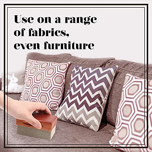 Pumice Sweater Stone with Wooden Handle for Sweater Care - Lint Remover Stone...