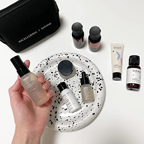 INCELLDERM 8pcs Trial Kit, Includes Clean-up Powder, Cream, Booster, Serum, S...