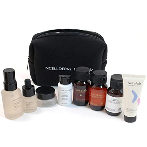INCELLDERM 8pcs Trial Kit, Includes Clean-up Powder, Cream, Booster, Serum, S...
