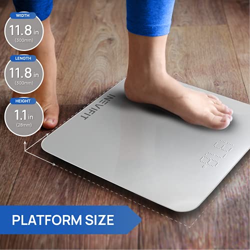 INEVIFIT Bathroom Scale, Highly Accurate Digital Bathroom Body Scale, Measure...