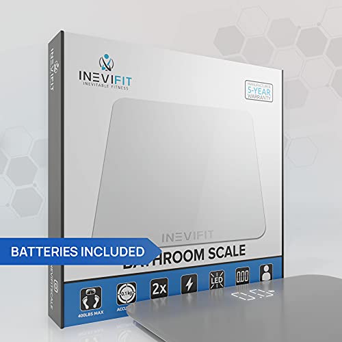 INEVIFIT Bathroom Scale, Highly Accurate Digital Bathroom Body Scale, Measure...