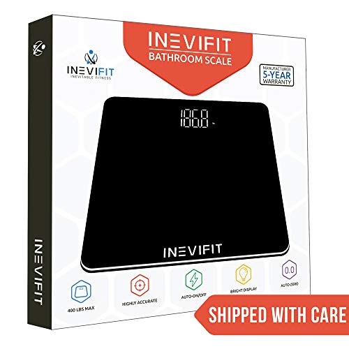 INEVIFIT Bathroom Scale, Highly Accurate Digital Bathroom Body Scale, Precise...