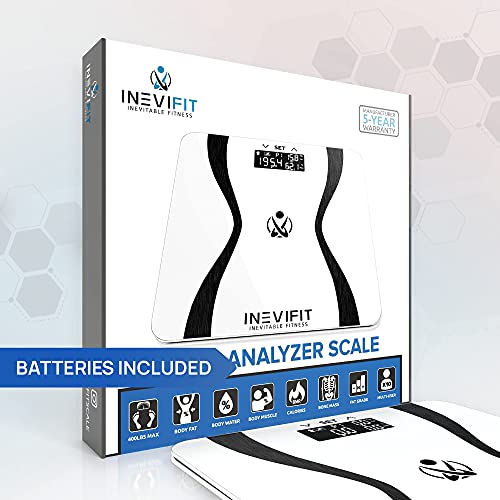 INEVIFIT Body-Analyzer Scale, Highly Accurate Digital Bathroom Body Compositi...