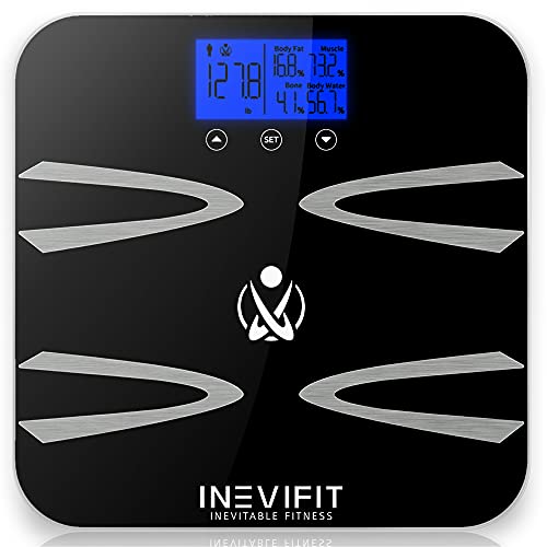 INEVIFIT Body-Analyzer Scale, Highly Accurate Digital Bathroom Body Compositi...
