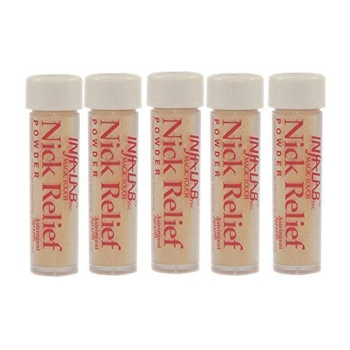 Infalab Nick Relief Styptic Powder, 5 Count