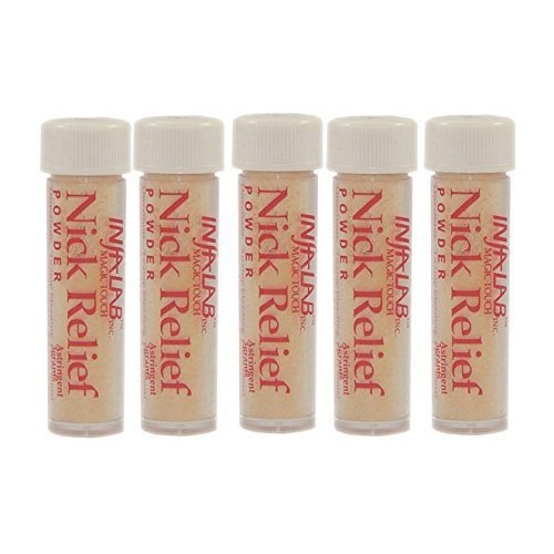 Infalab Nick Relief Styptic Powder, 5 Count by Infalab
