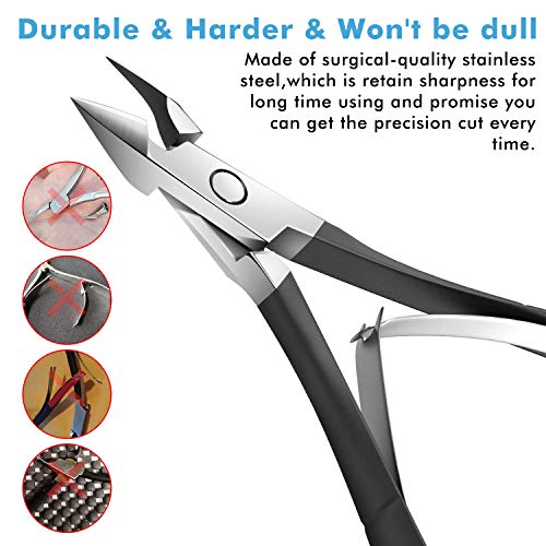 Cuticle Trimmer Professional - Stainless Steel Cuticle Nipper Professional Cu...