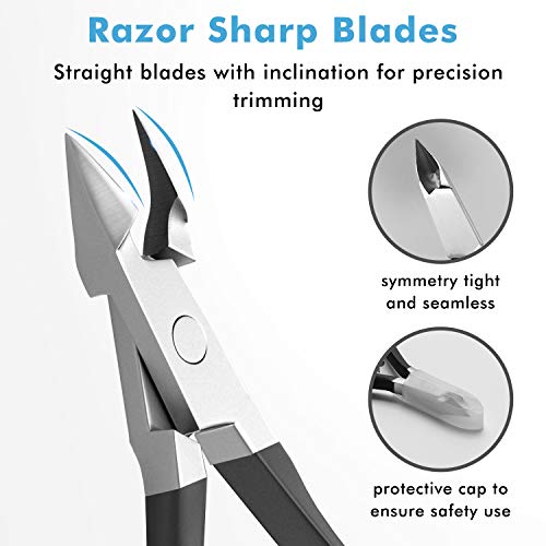 Cuticle Trimmer Professional - Stainless Steel Cuticle Nipper Professional Cu...