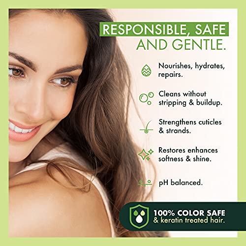 Ingreendients Vegan Shampoo and Conditioner Sulfate Free with Organic Ingredi...