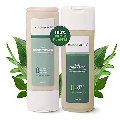 Ingreendients Vegan Shampoo and Conditioner Sulfate Free with Organic Ingredi...
