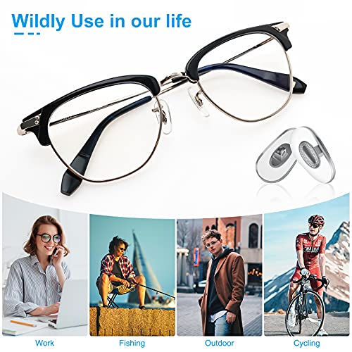 Eyeglass Nose Pads Sunglasses Ultra-Soft PVC Nosepads,15 Style 150 Pairs Glas...