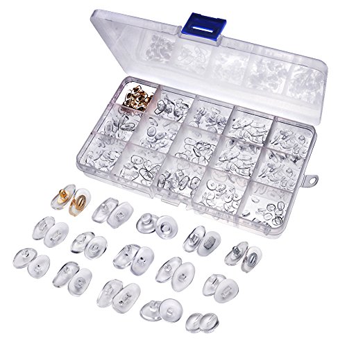 Eyeglass Nose Pads Sunglasses Ultra-Soft PVC Nosepads,15 Style 150 Pairs Glas...