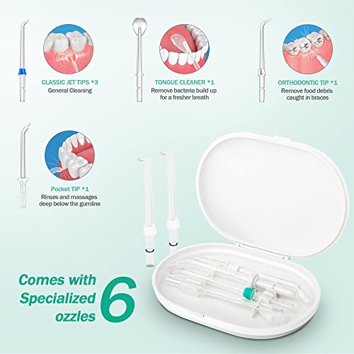 Initio Water Dental Flosser 2 Modes, 10 Adjustable Modes,Oral Irrigator with ...